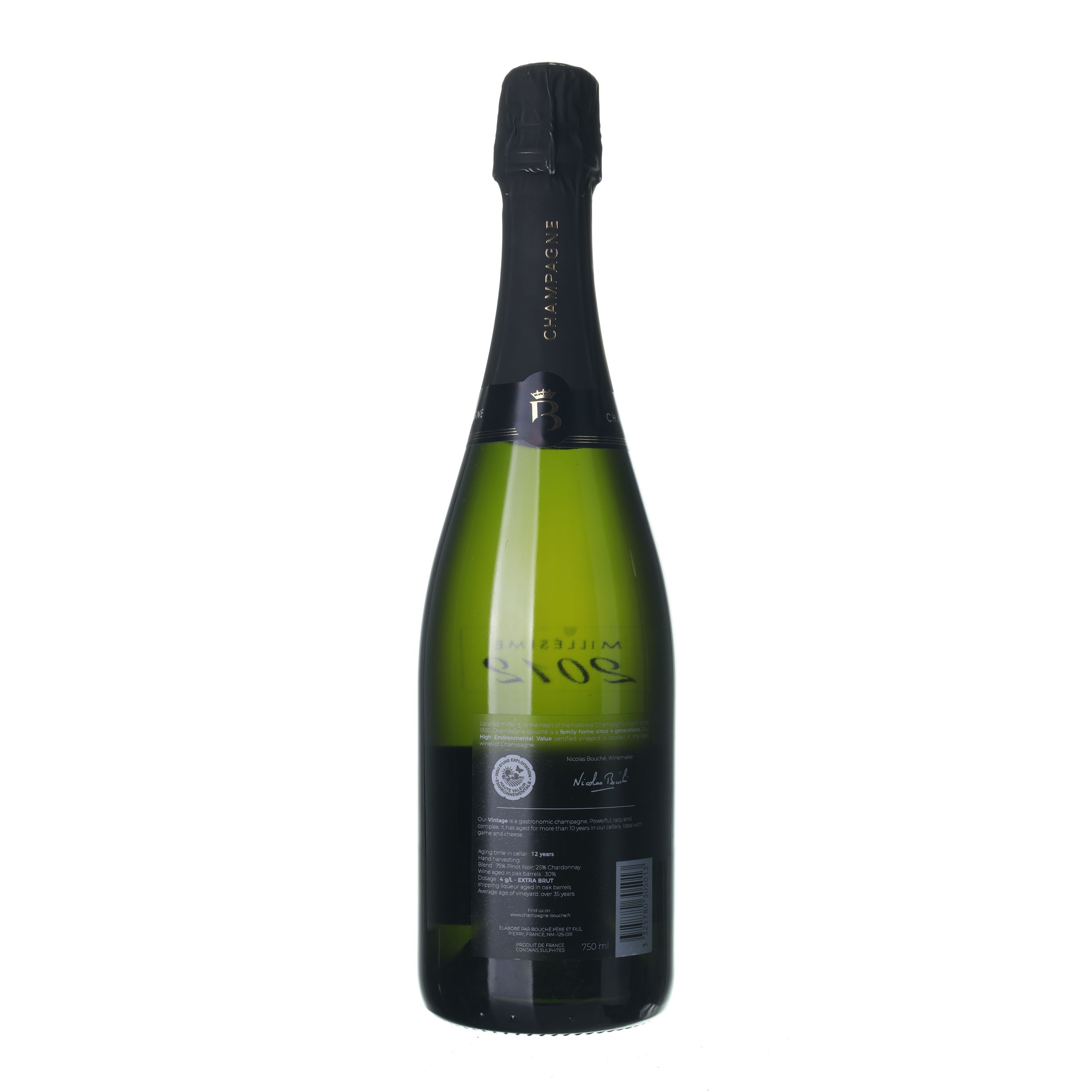 2012 Champagne Extra Brut Champagne Bouché (0,75l) - Obrázek 2