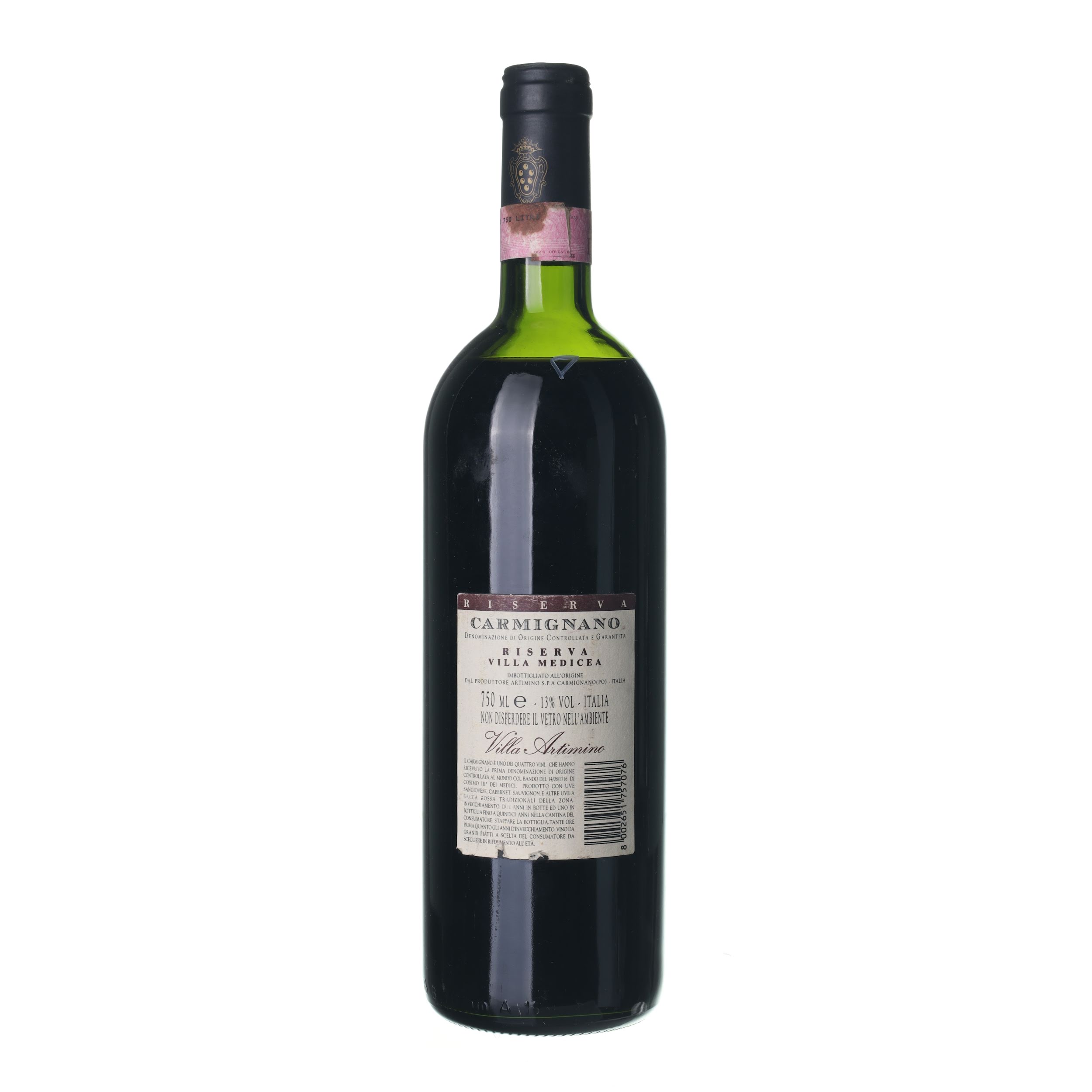 1995 Carmignano Riserva Villa Artimino (0,75l) - Obrázek 2