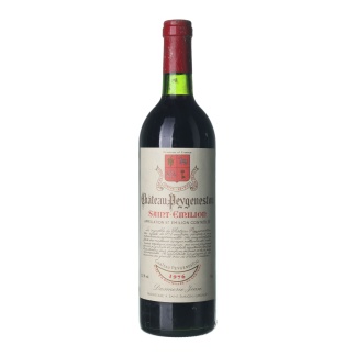1976 Saint-Emilion Chateau Peygenestou (0,75l)