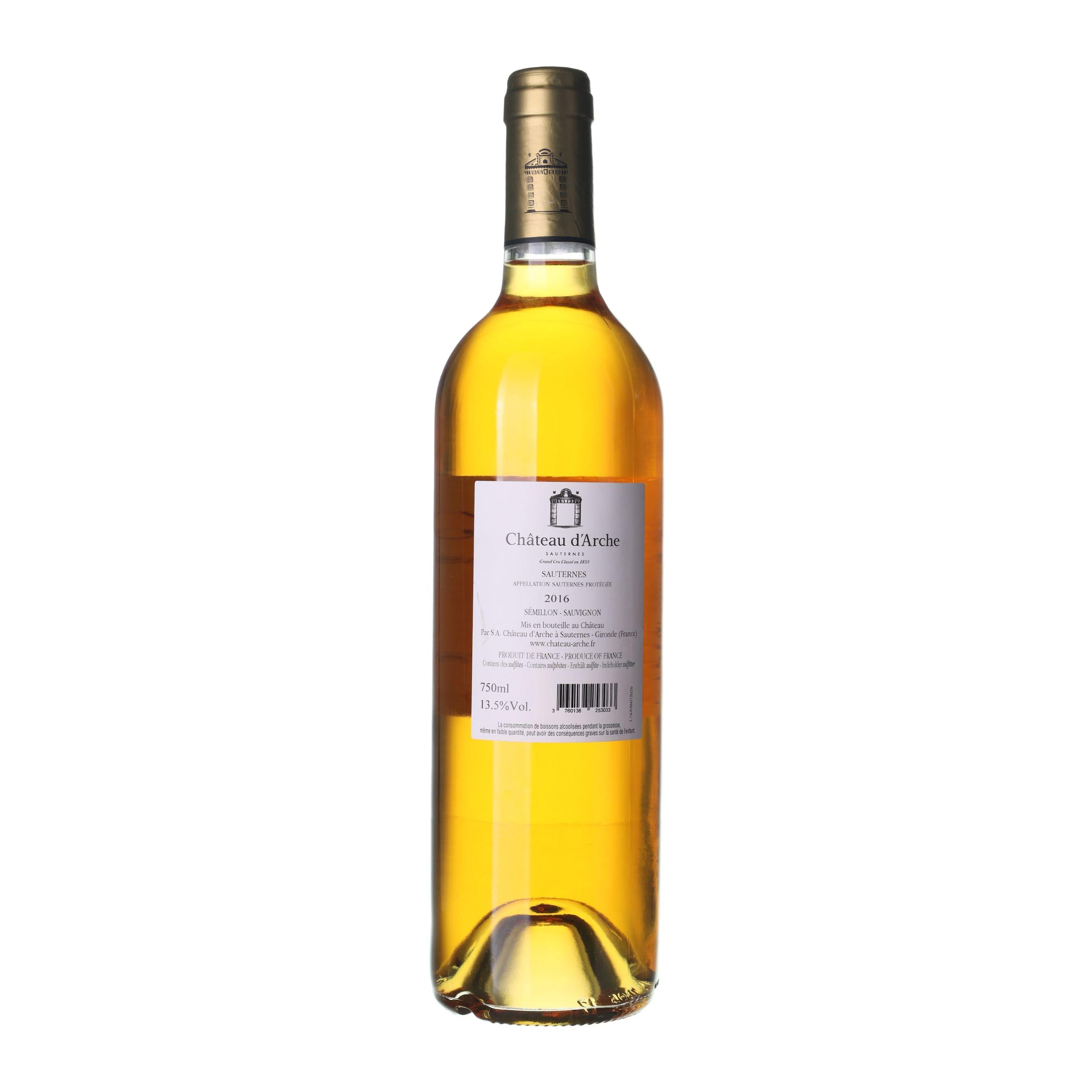 2016 Sauternes Grand Cru Château D'Arche (0,75l) - Obrázek 2