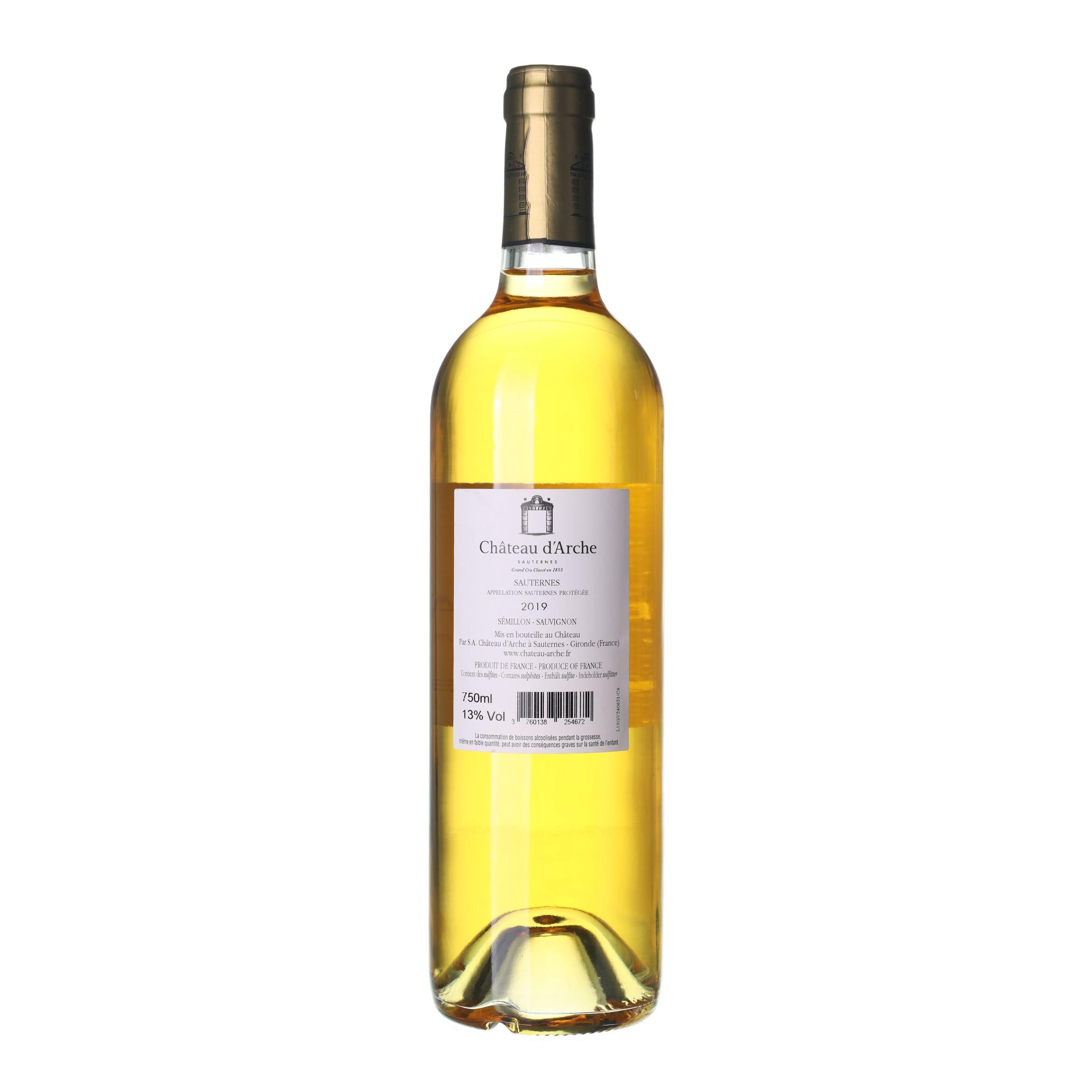 2019 Sauternes Grand Cru Château D'Arche (0,75l) - Obrázek 2