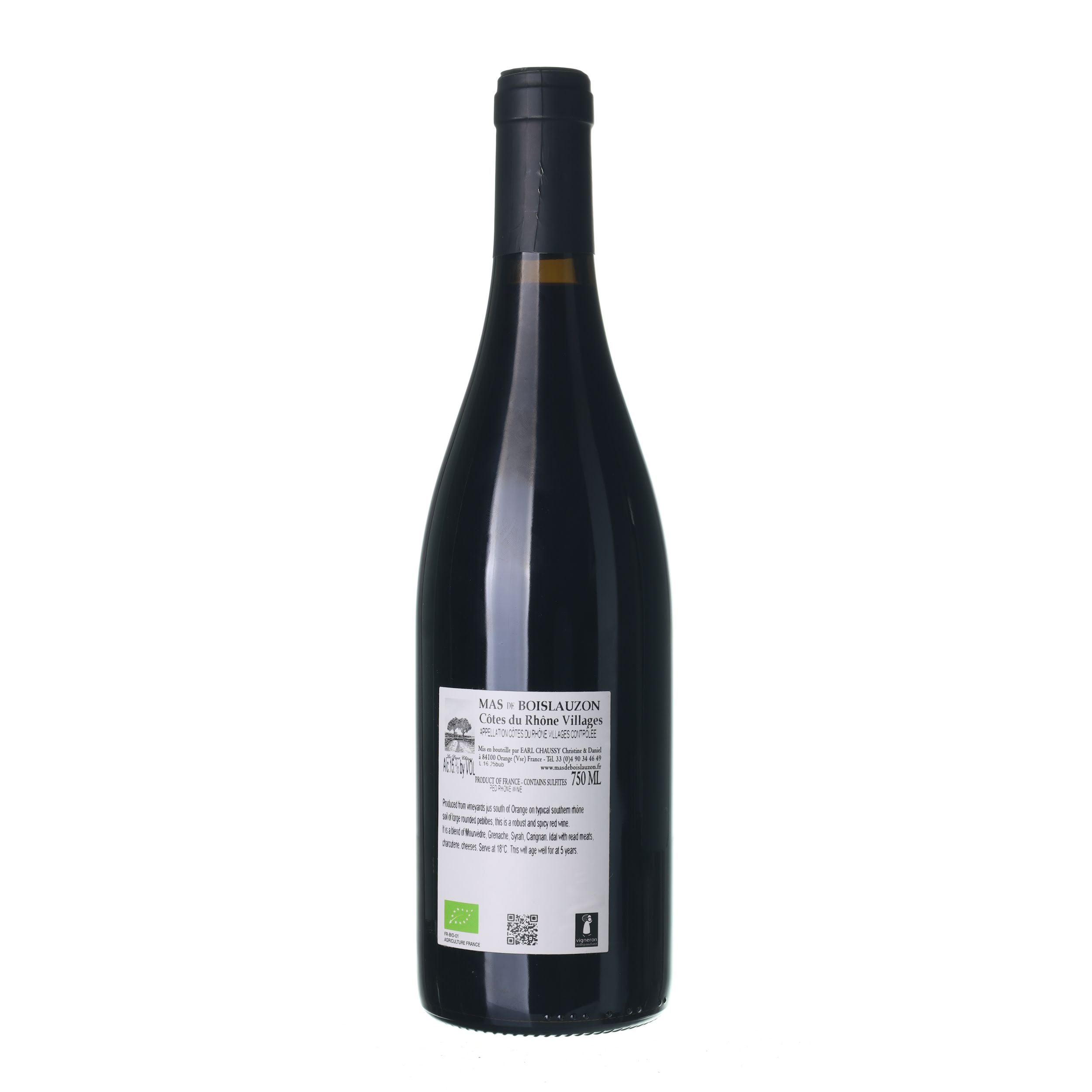 2023 Cotes du Rhone Villages BIO Mas de Boislauzon (0,75l) - Obrázek 2