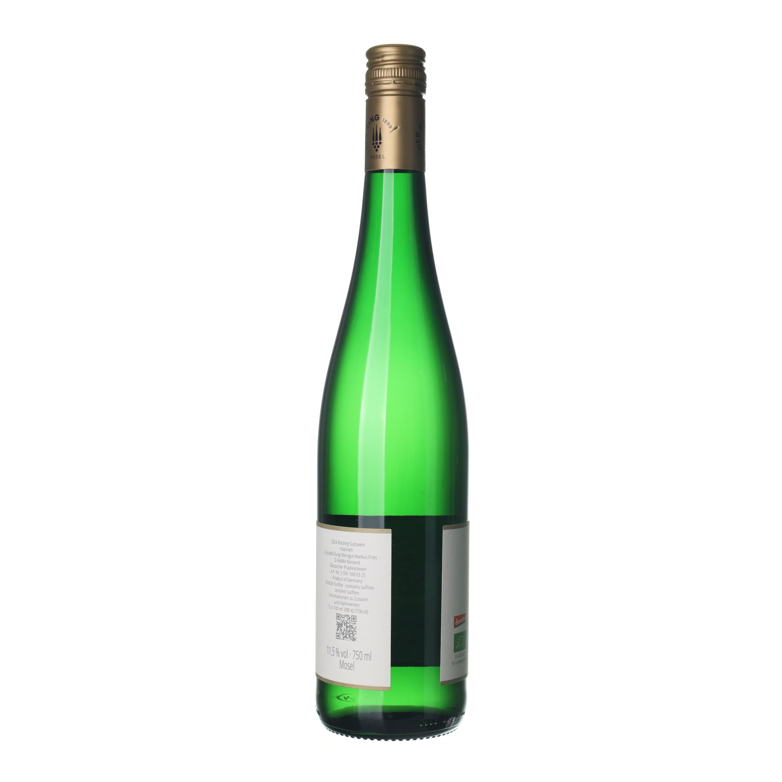 2024 Rizling rýnsky / Riesling BIO Kabinet Weingut Markus Fries Maringer Sonnenuhr (0,75l) - Obrázek 2
