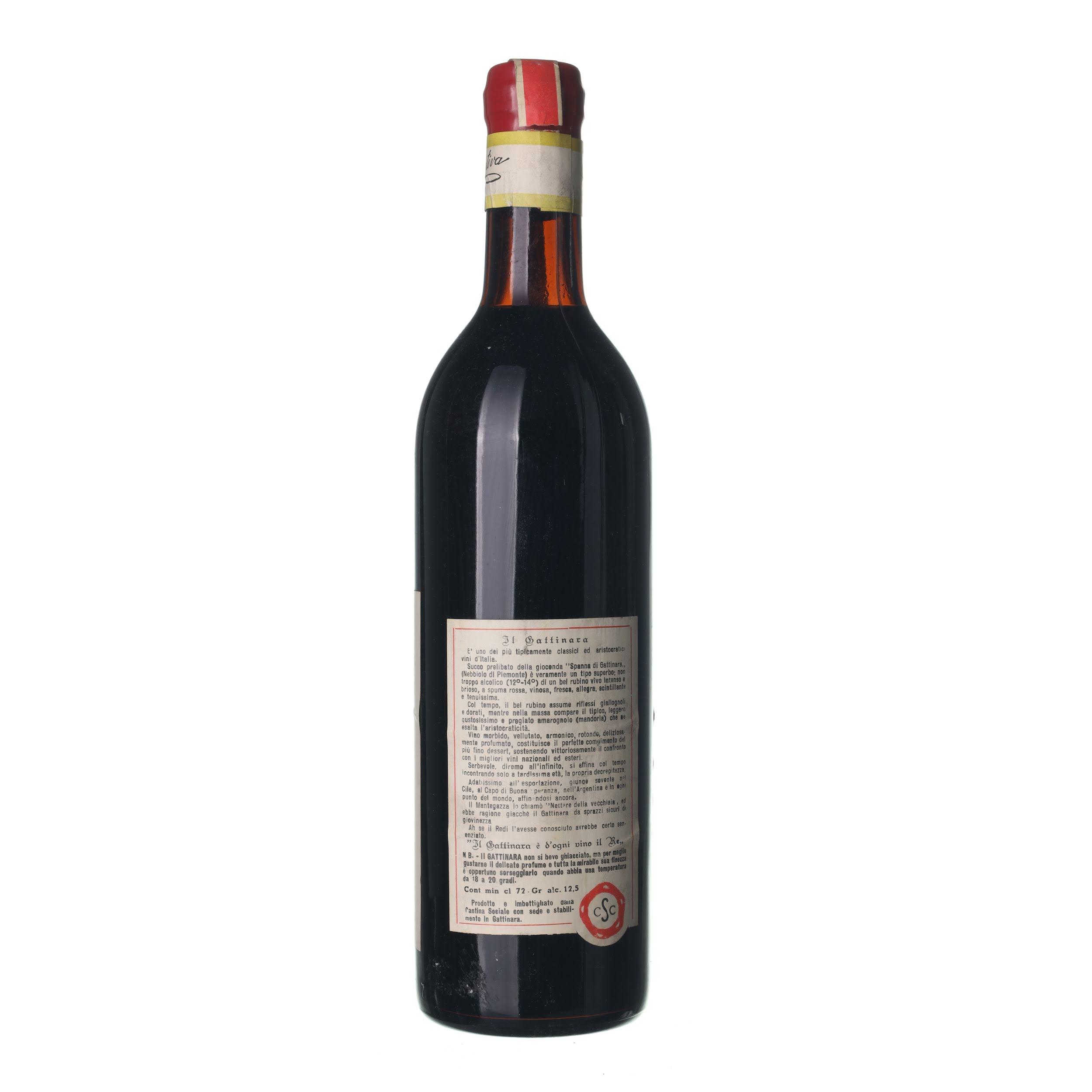 1967 Gattinara Cantina Sociale Cooperativa di Gattinara (0,75l) - Obrázek 2
