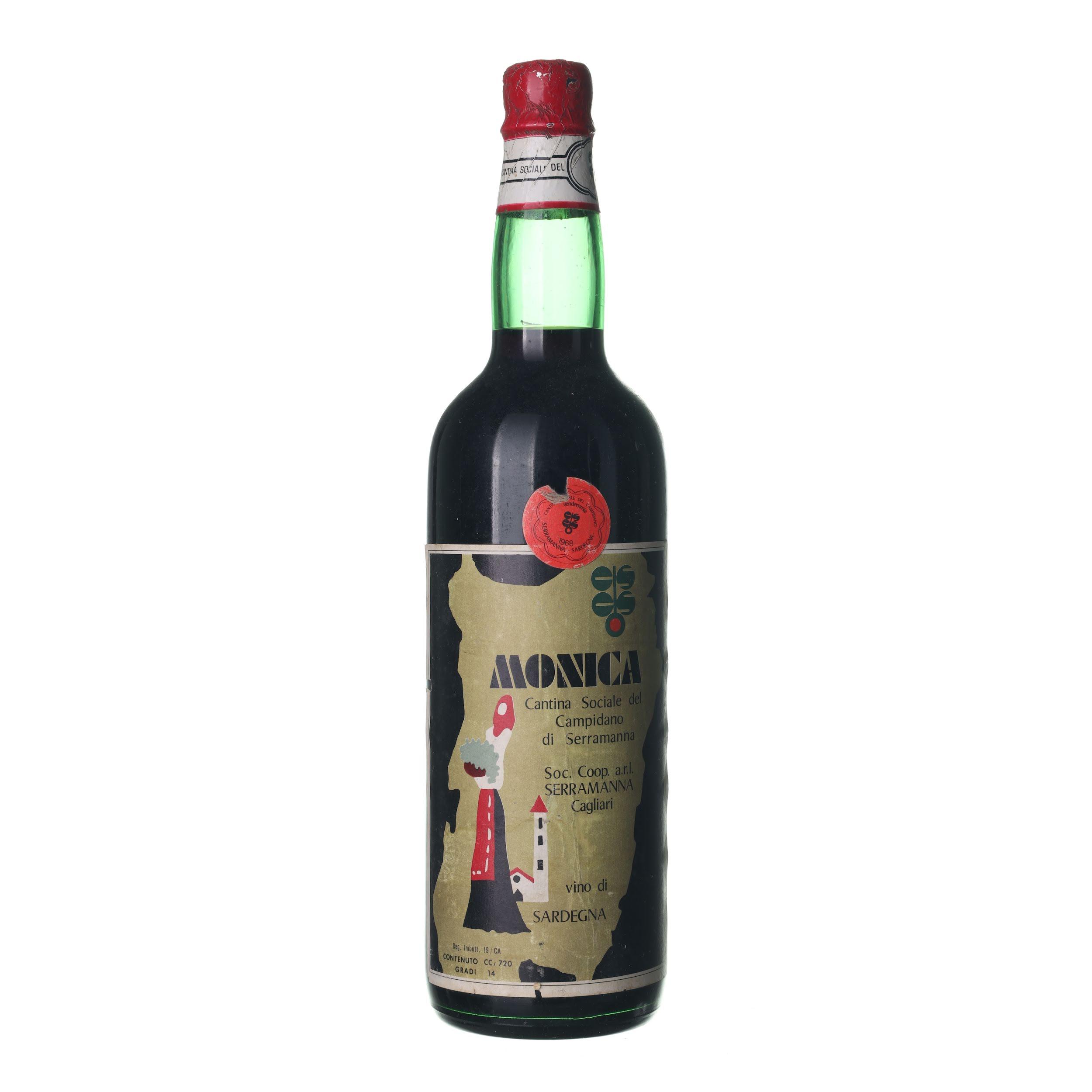 1968 Monica Cantina Sociale del Campidano di Serramanna (0,75l)