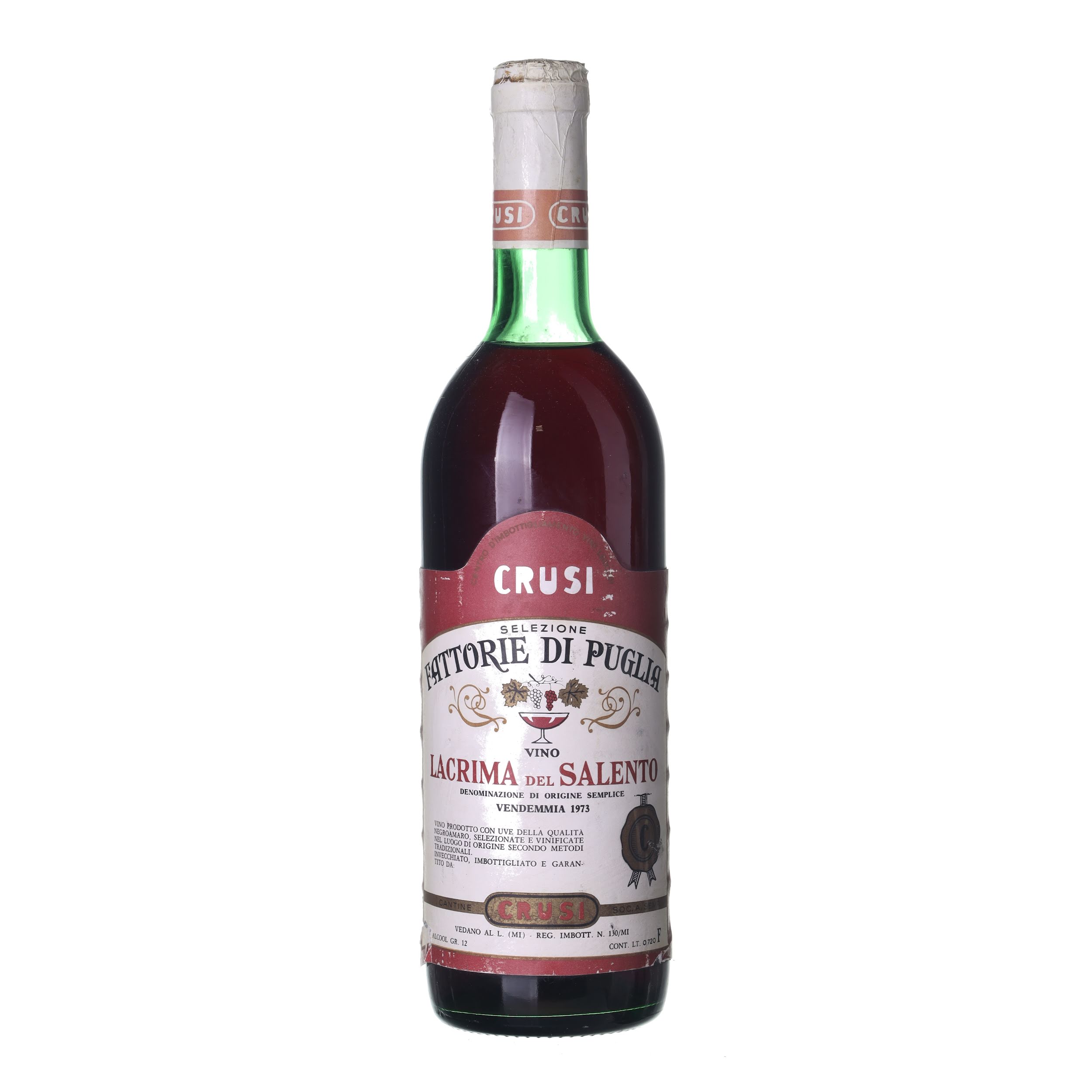 1973 Lacrima del Salento Crusi (0,75l)