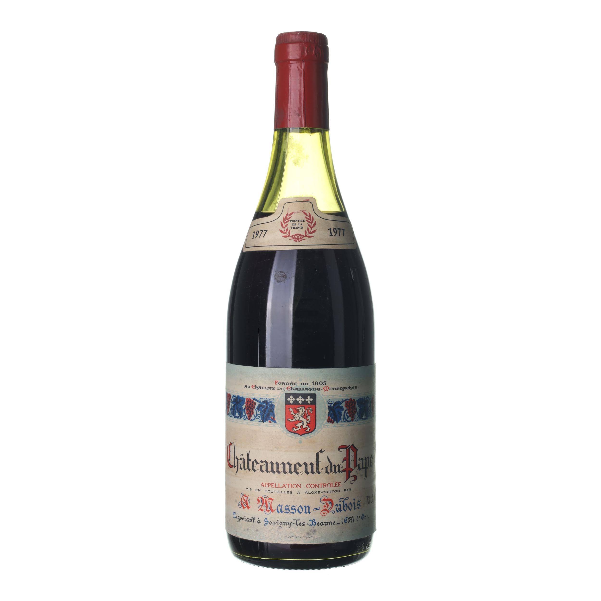 1977 Châteauneuf du Pape A Masson - Dubois (0,75l)