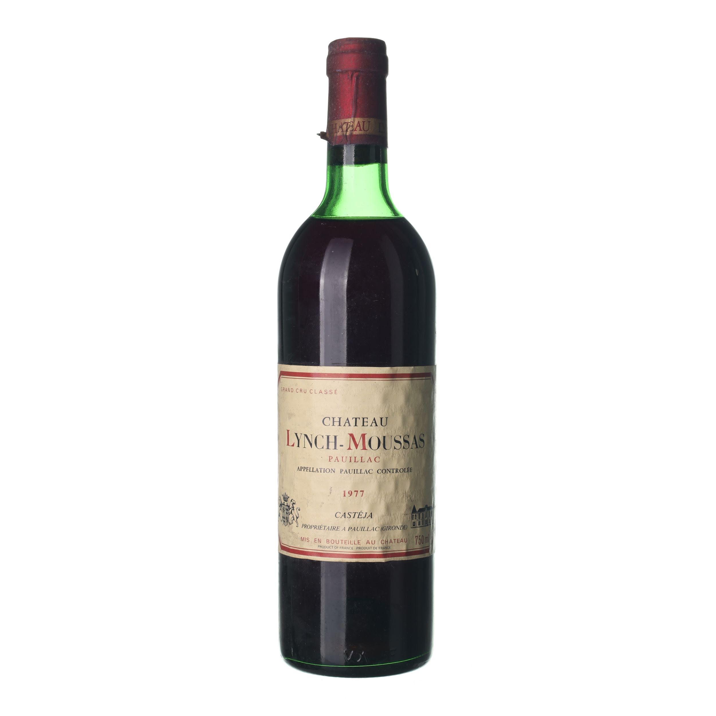 1977 Pauillac Grand Cru Chateau Lynch-Moussas (0,75l)