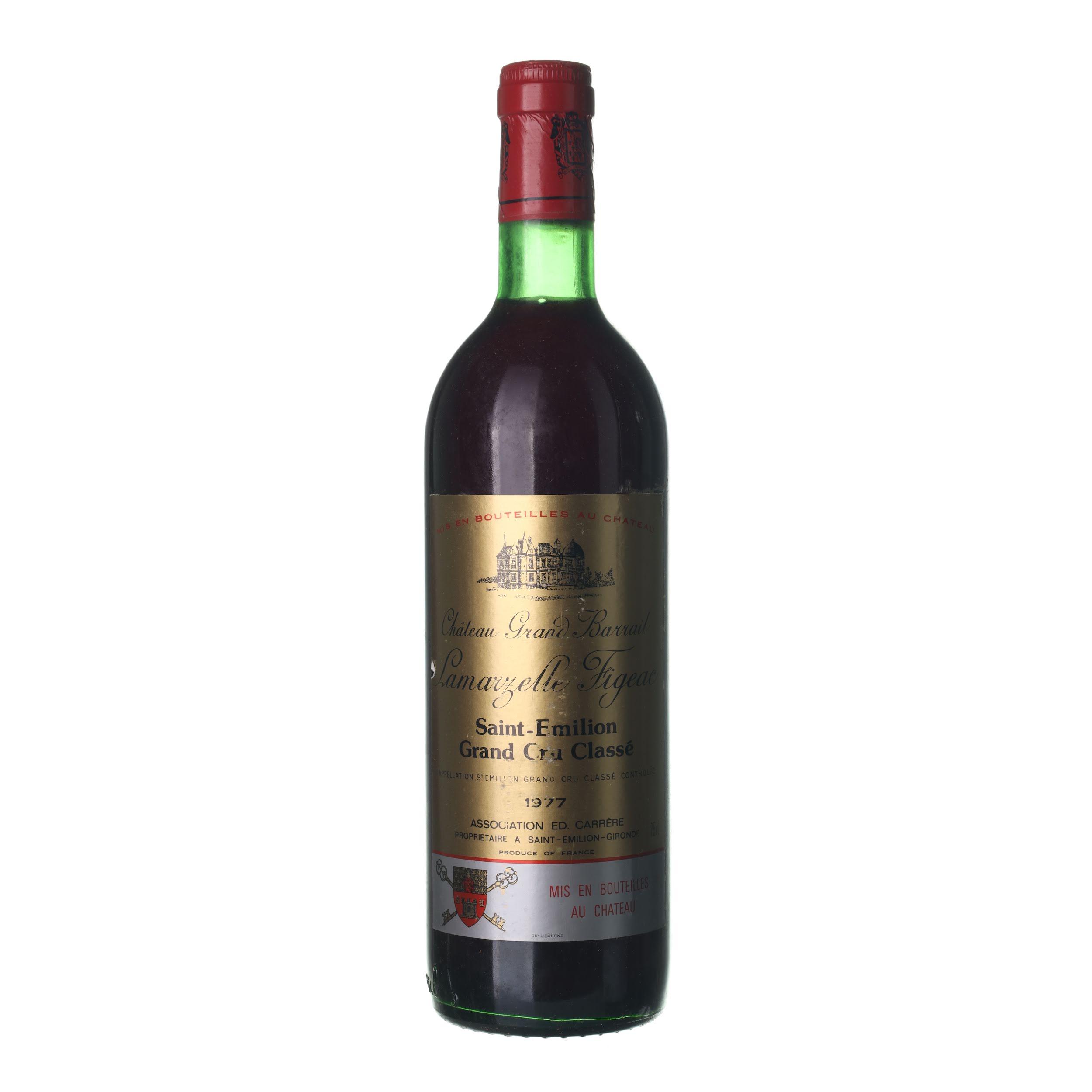 1977 Saint-Emilion Grand Cru Chateau Lamarzelle Figeac (0,75l)
