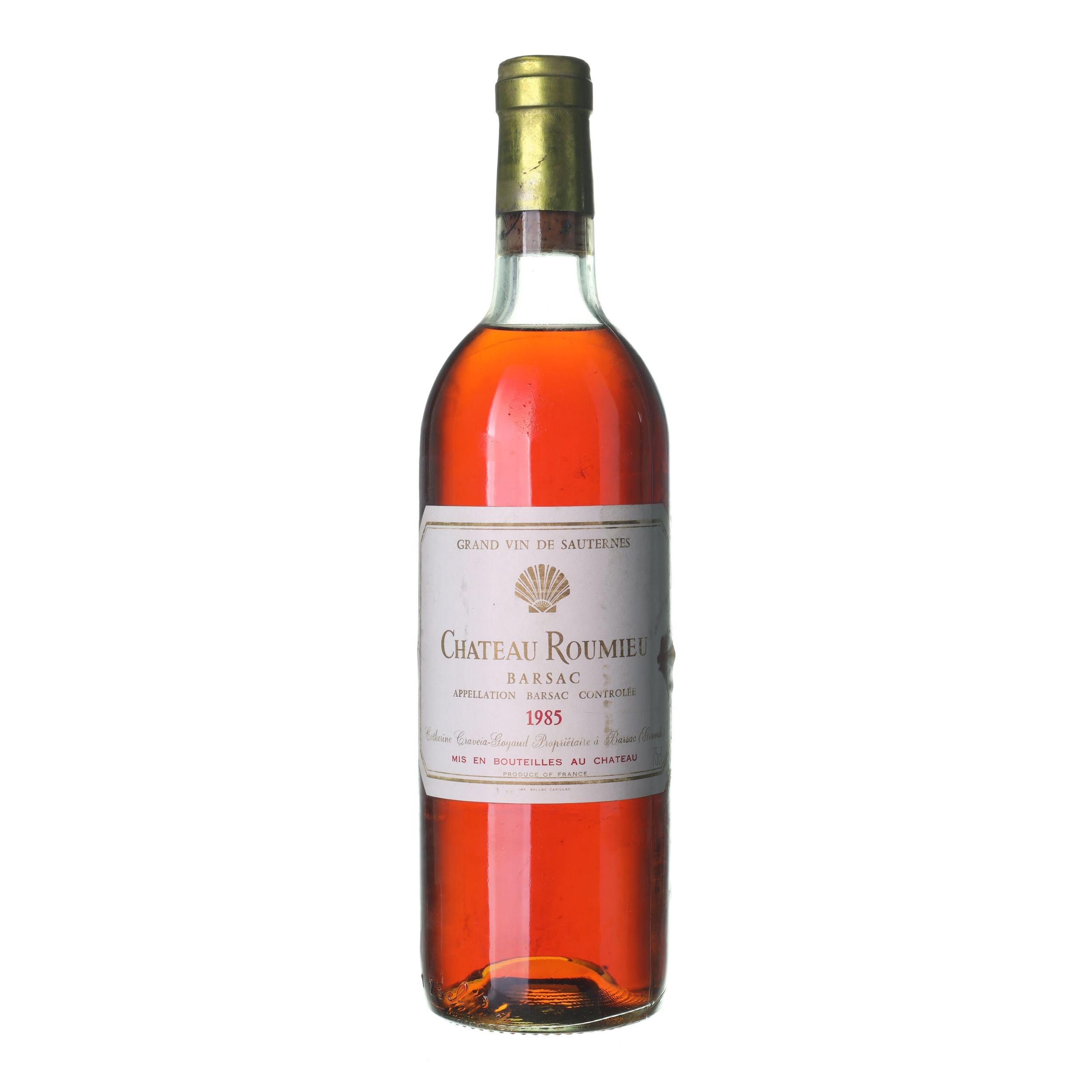 1985 Barsac Chateau Roumieu (0,75l)