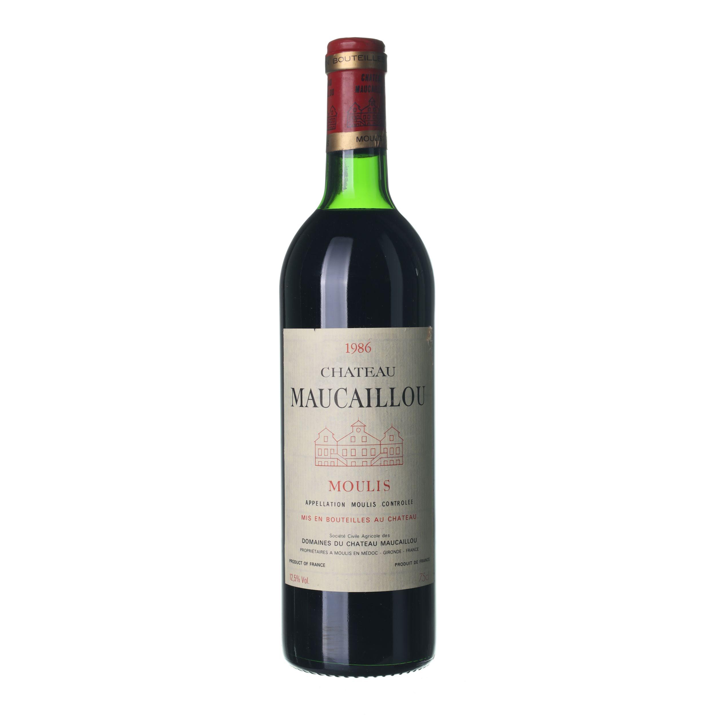 1986 Moulis Chateau Maucaillou (0,75l)