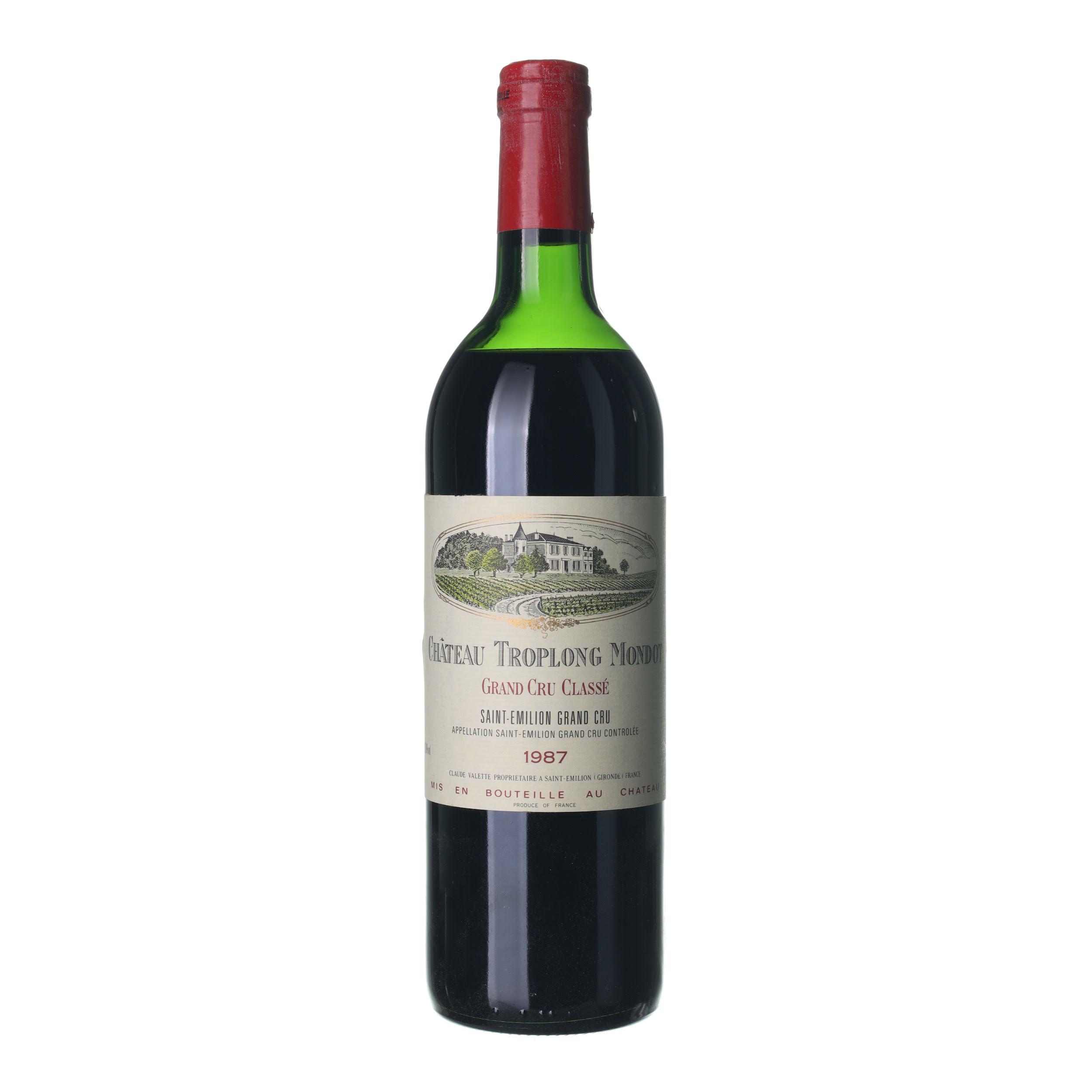 1987 Saint-Emilion Grand Cru Château Troplong Mondot (0,75l)