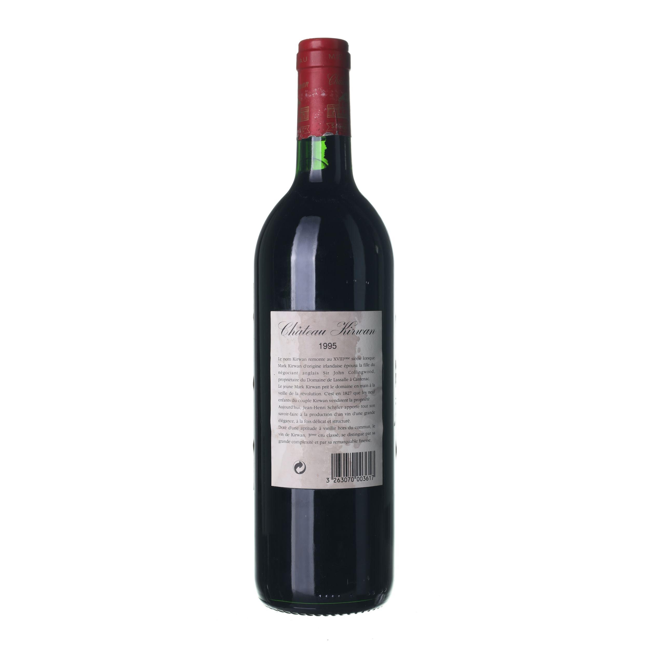 1995 Margaux Grand Cru Chateau Kirwan (0,75l) - Obrázek 2