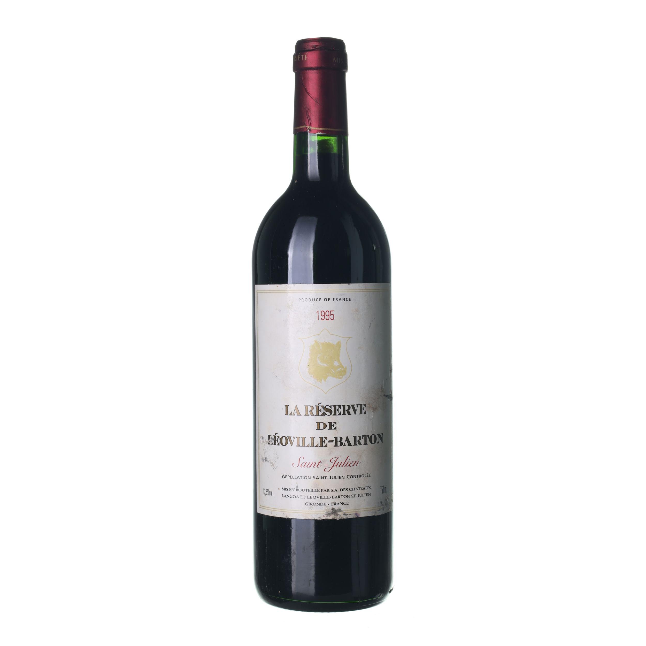 1995 Saint-Julien Cháteau Leoville Barton (0,75l)
