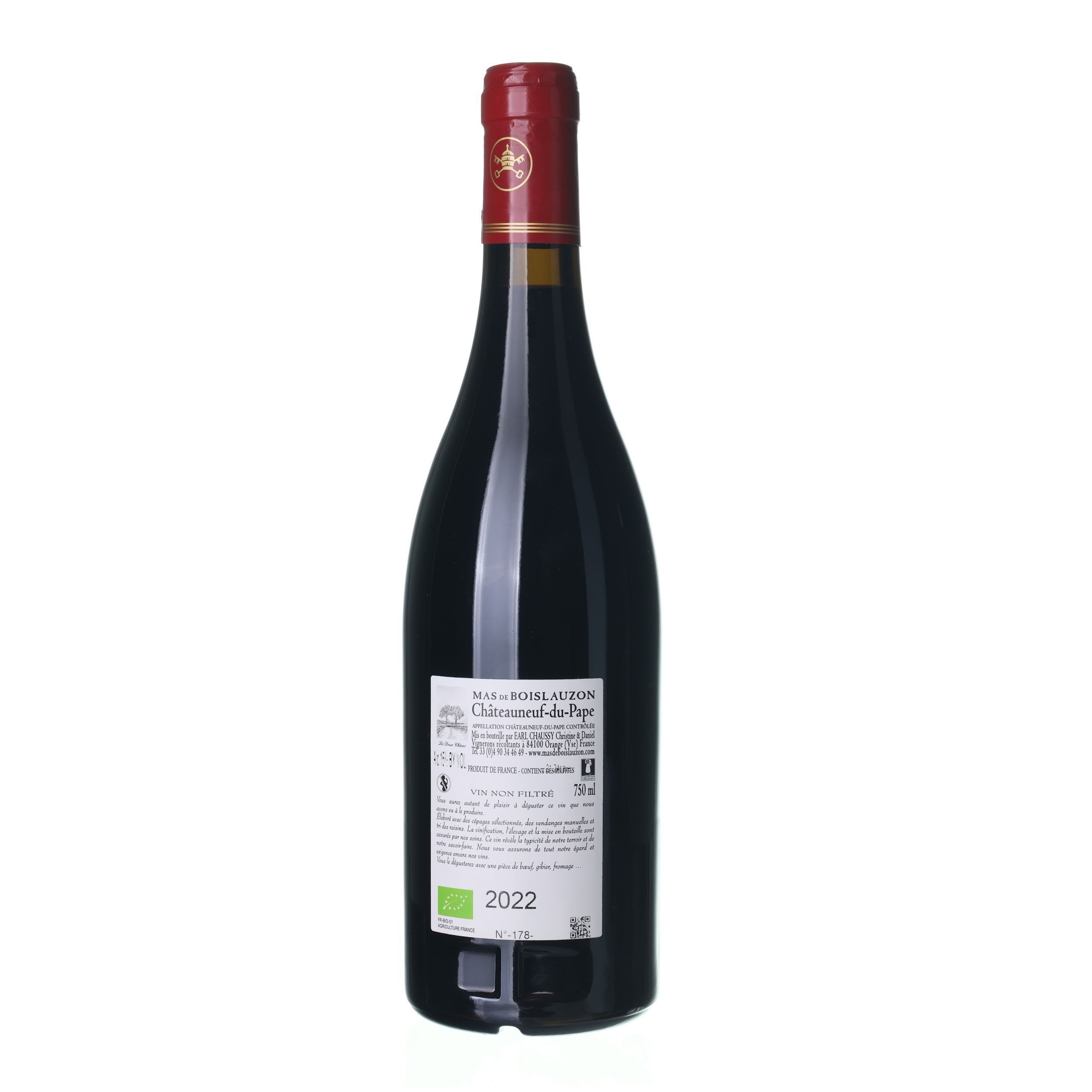 2022 Châteauneuf du Pape Tintot BIO Mas de Boislauzon (0,75l) - Obrázek 2