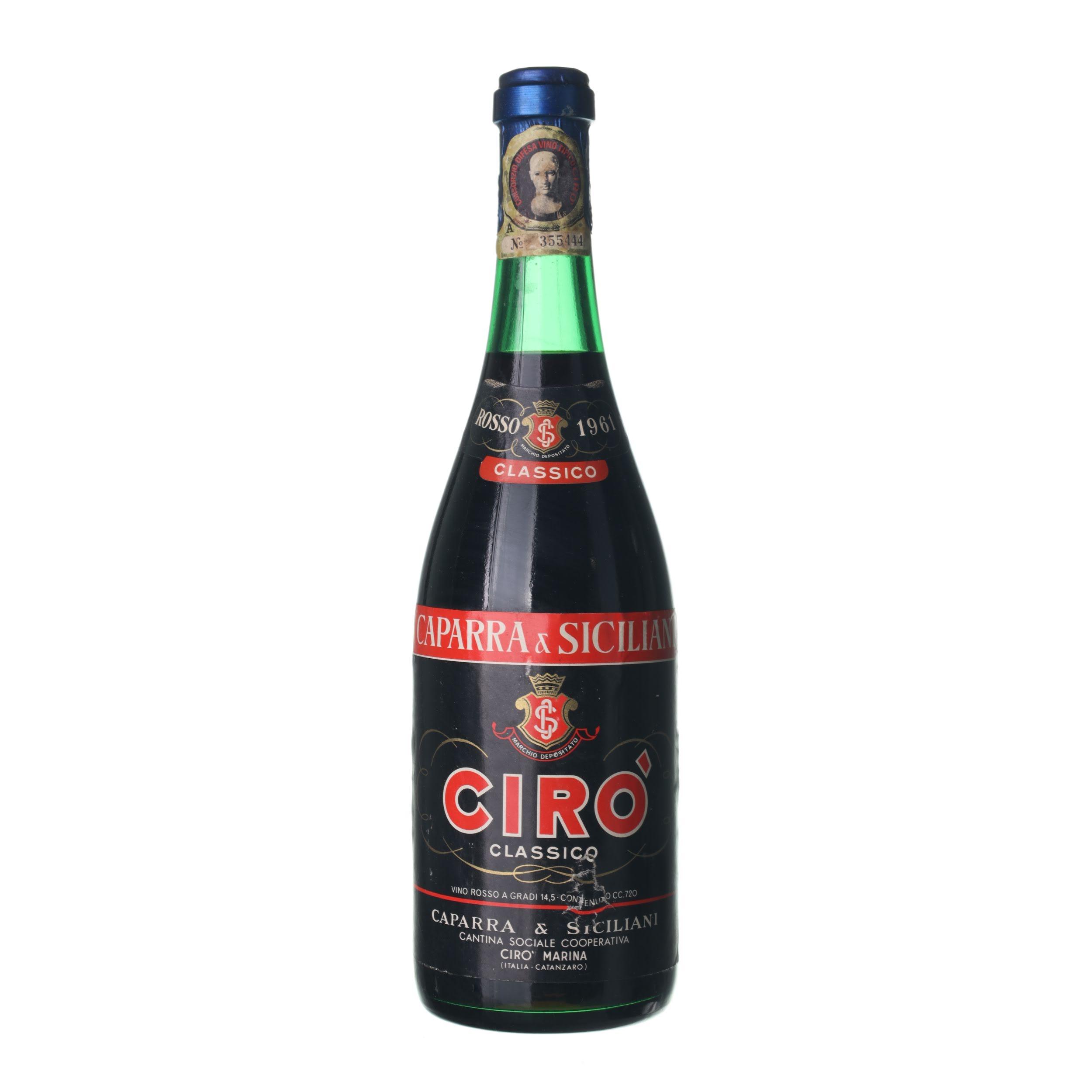 1961 Cirò Caparra & Siciliani (0,72l)