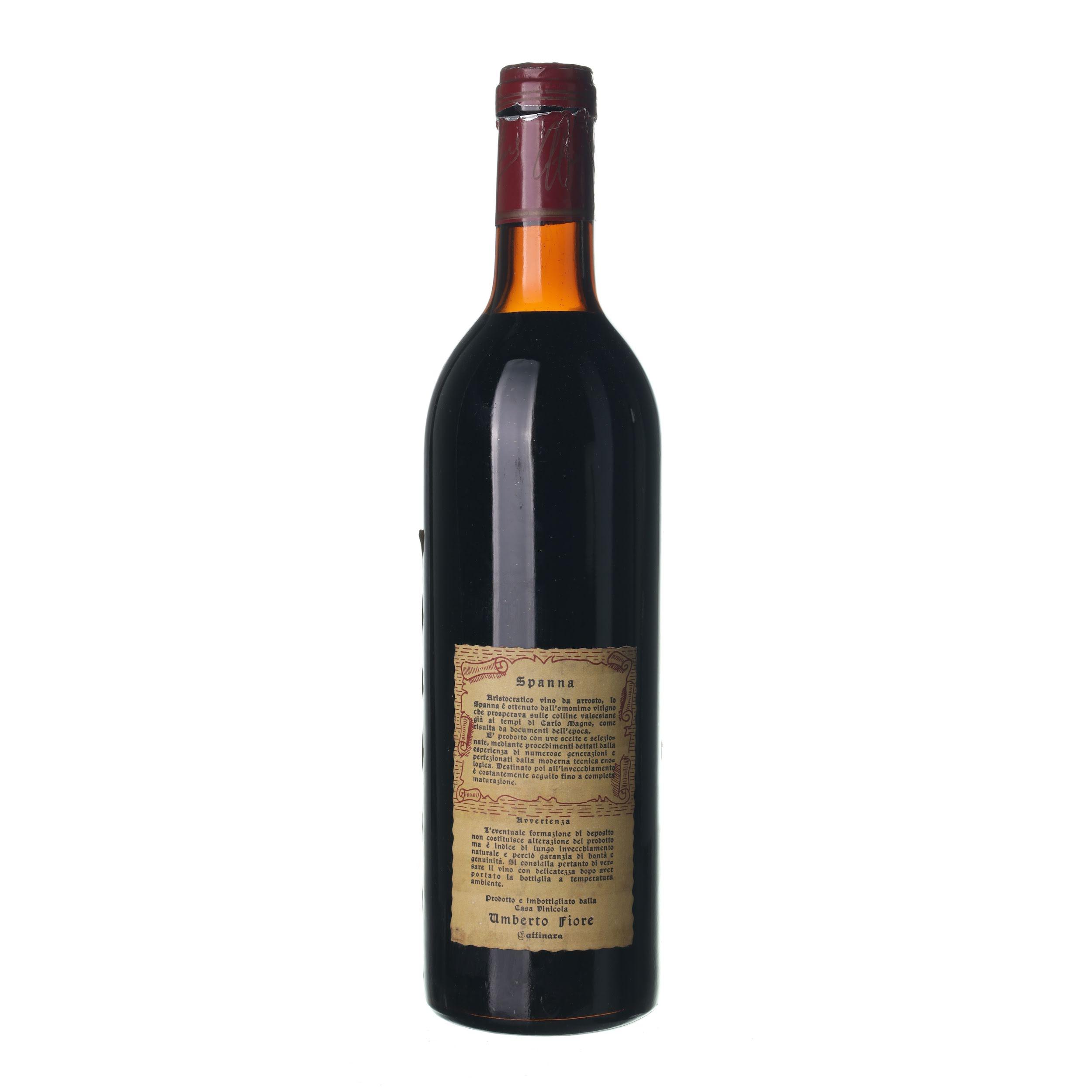 1962 Spanna del Piemonte Riserva Umberto Fiore (0,72l) - Obrázek 2