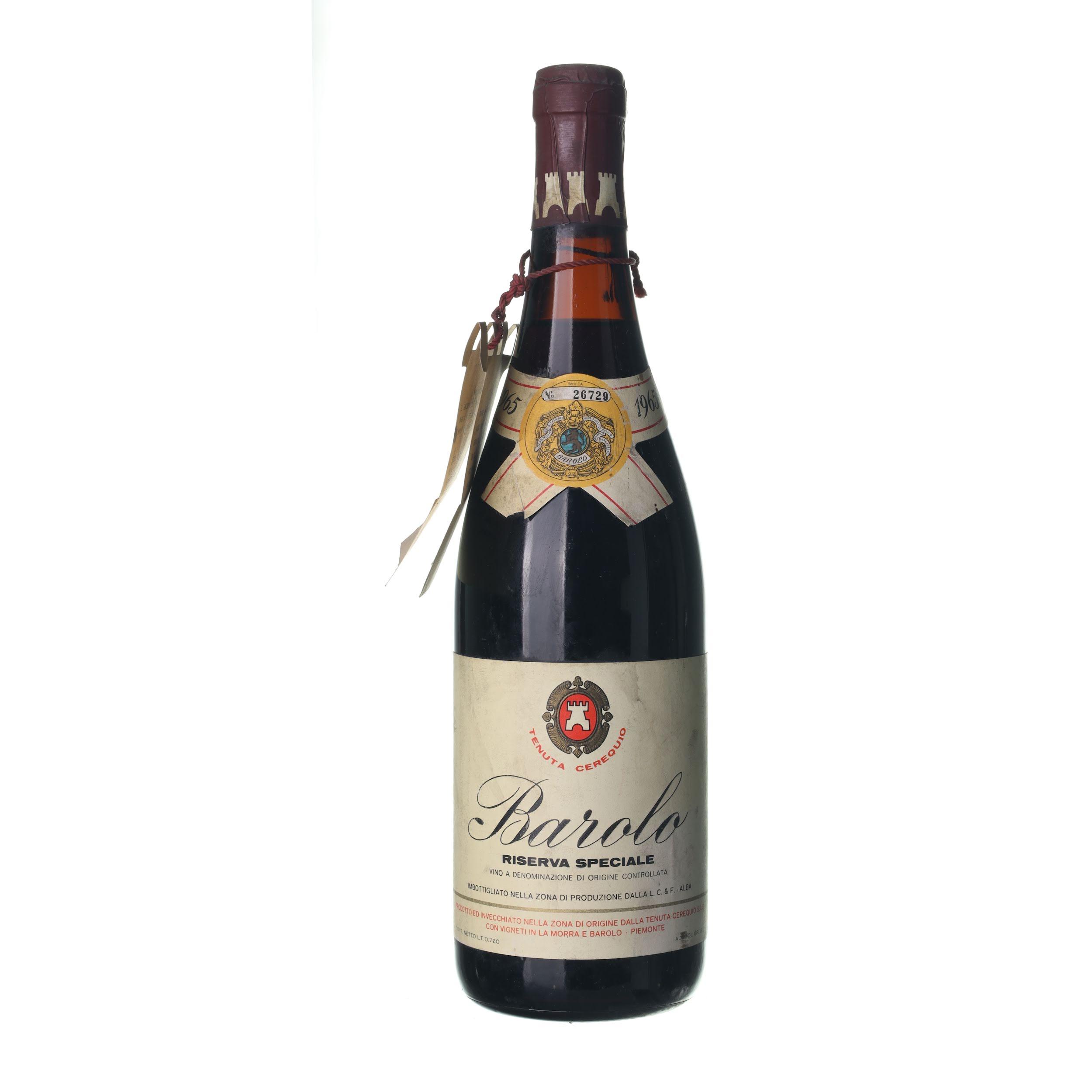 1965 Barolo Riserva Tenuta Cerequio (0,72l)