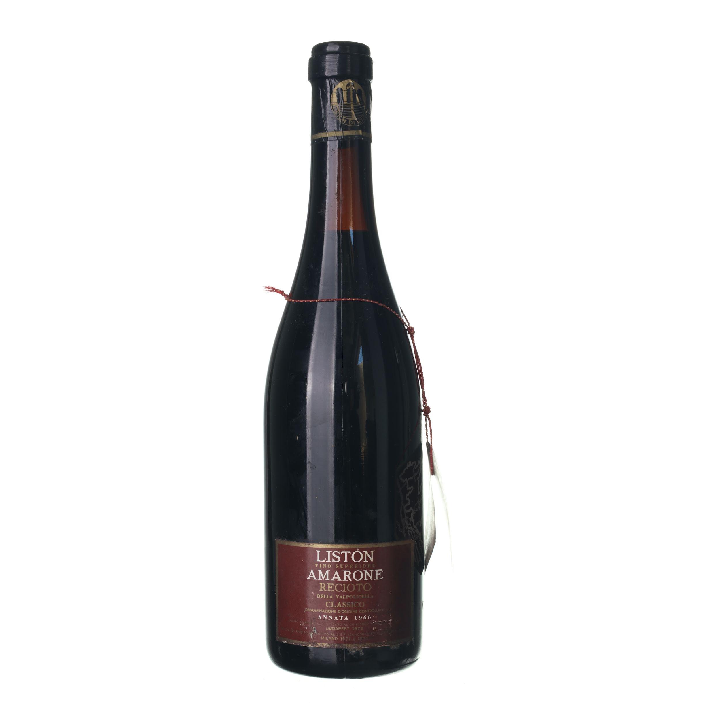1966 Amarone Listón (0,72l) - Obrázek 2