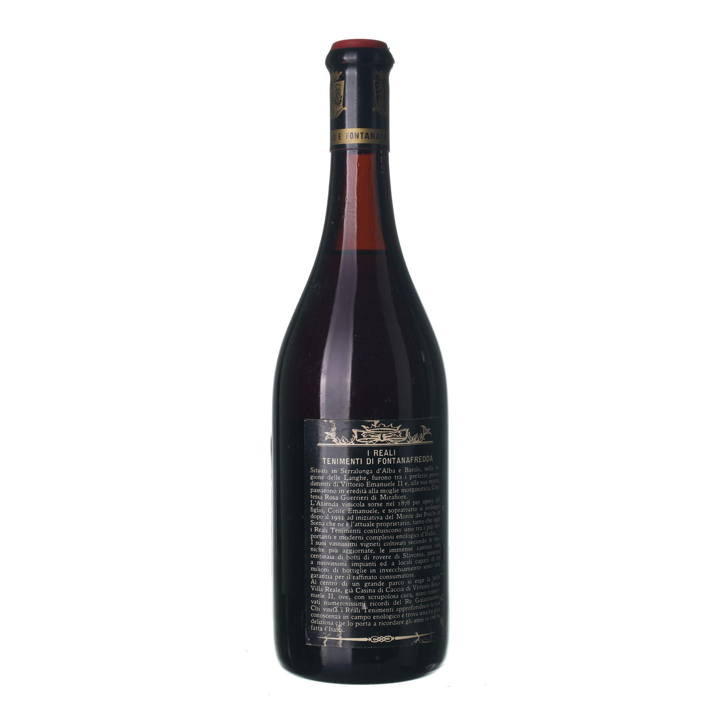 1967 Barbaresco Fontanafredda (0,75l) - Obrázek 2