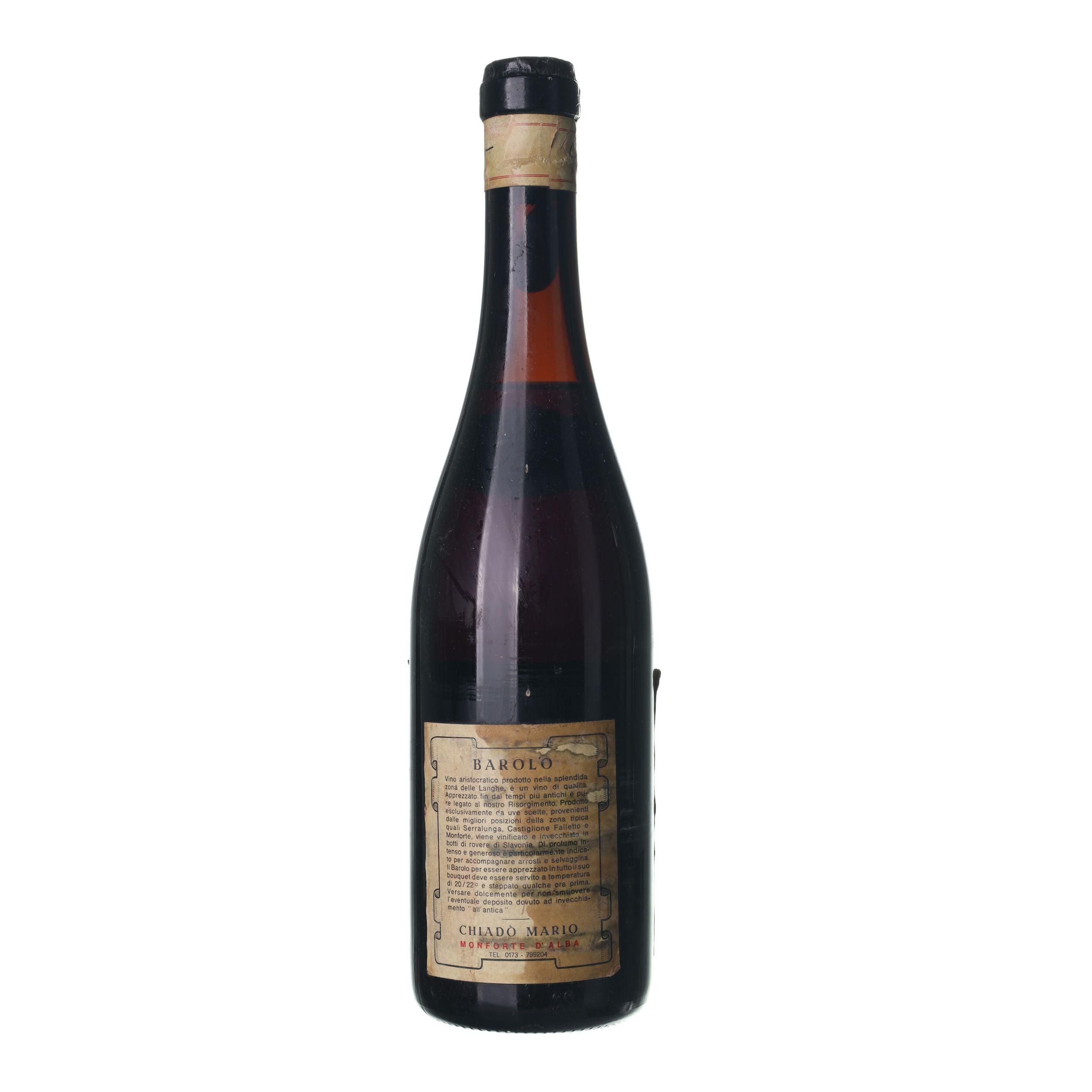 1967 Barolo Mario Chiado () - Obrázek 2
