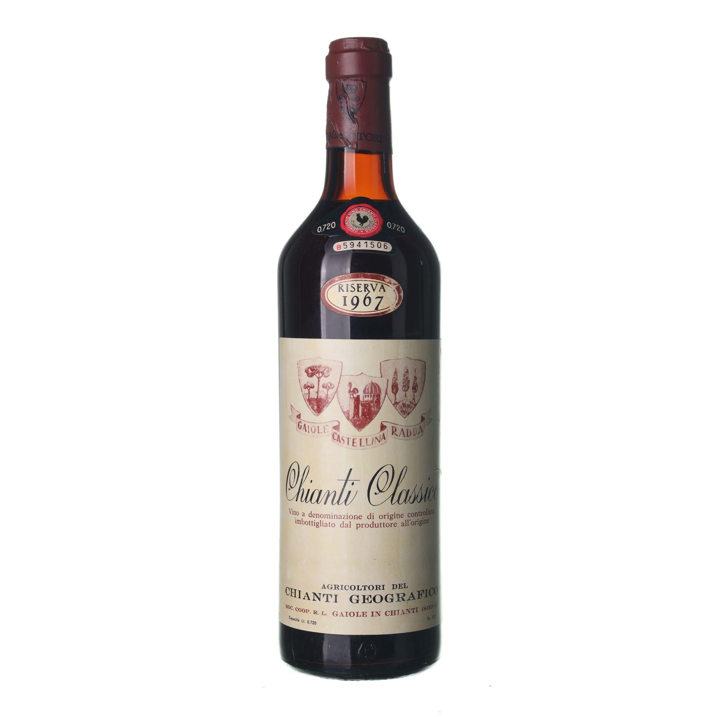 1967 Chianti Riserva Gaiole Castellina Radda (0,75l)