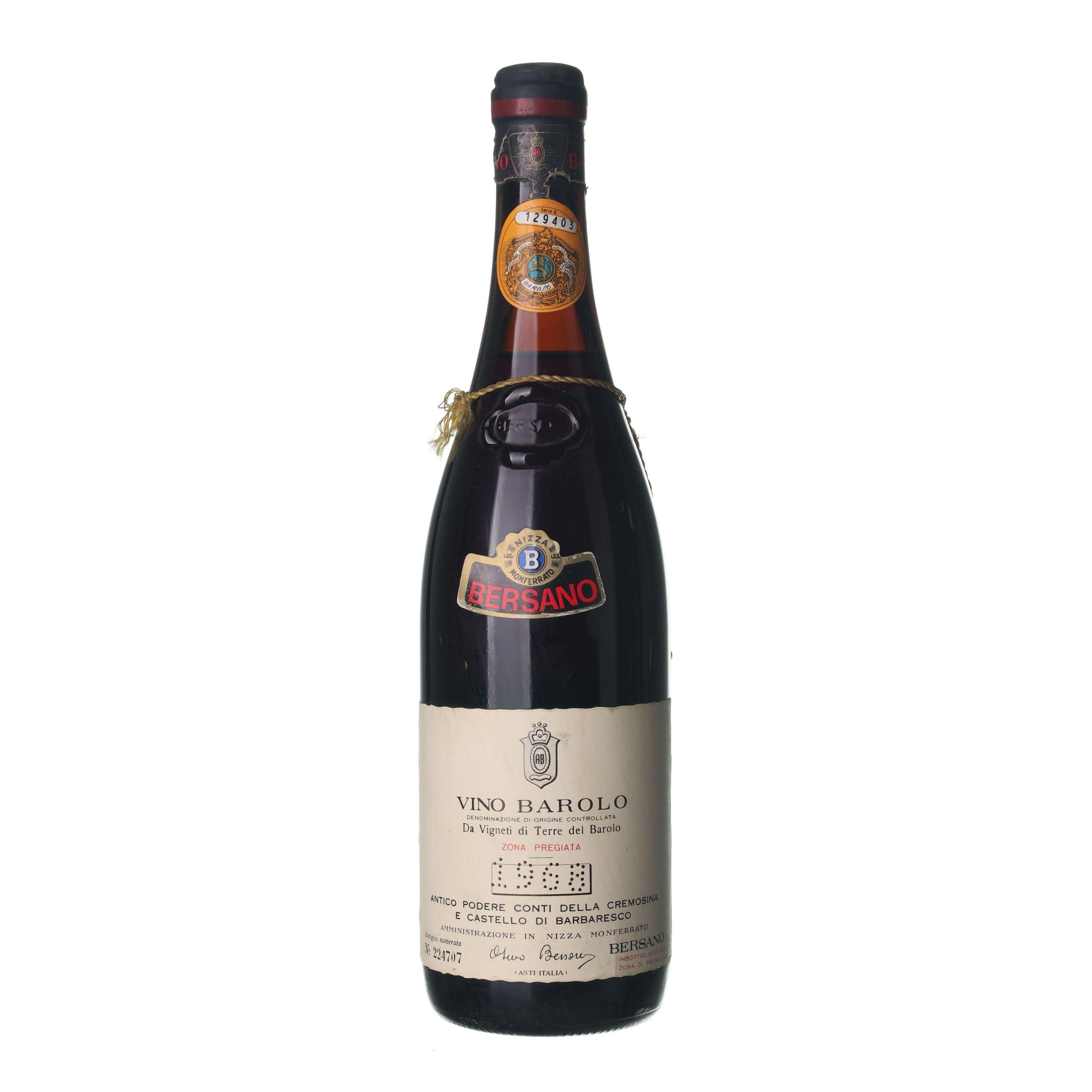 1968 Barolo Bersano (0,72l)