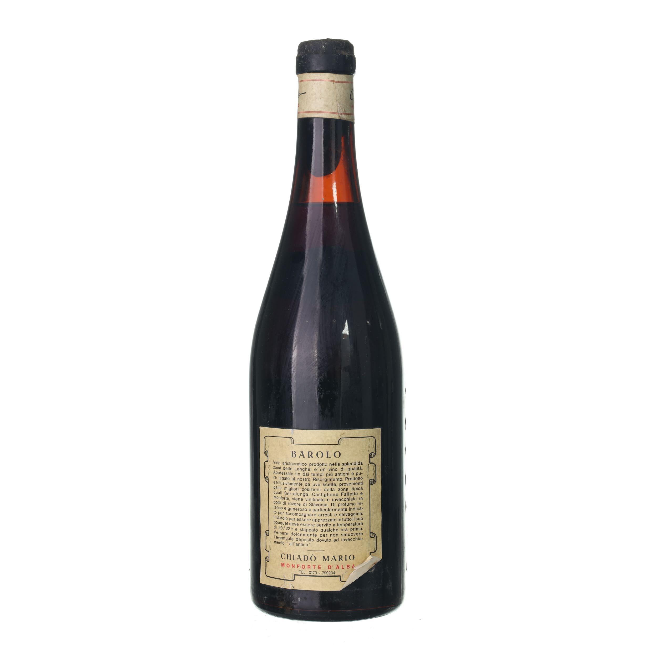1968 Barolo Mario Chiado () - Obrázek 2