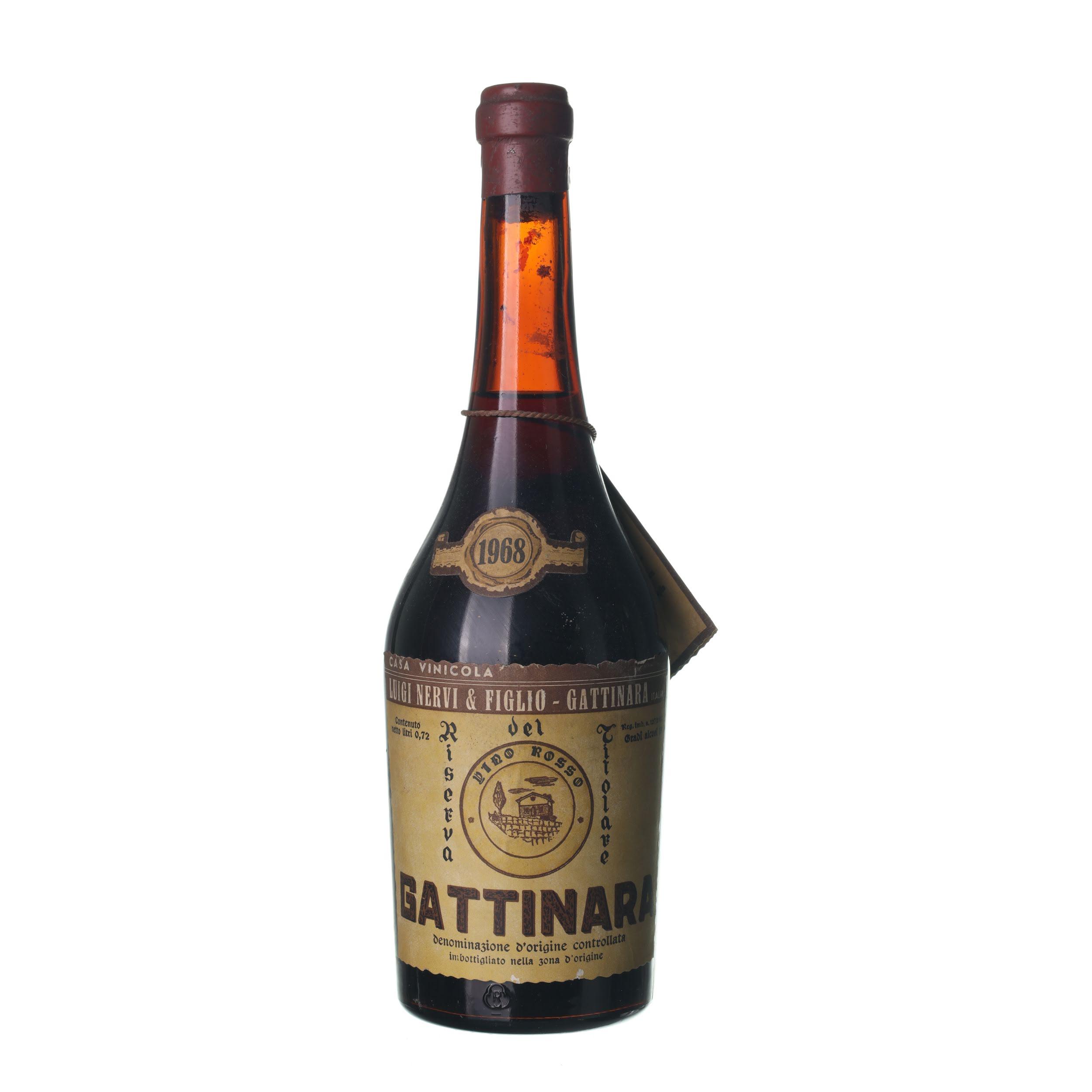 1968 Gattinara Riserva Luigi Nervi e Figlio (0,72l)