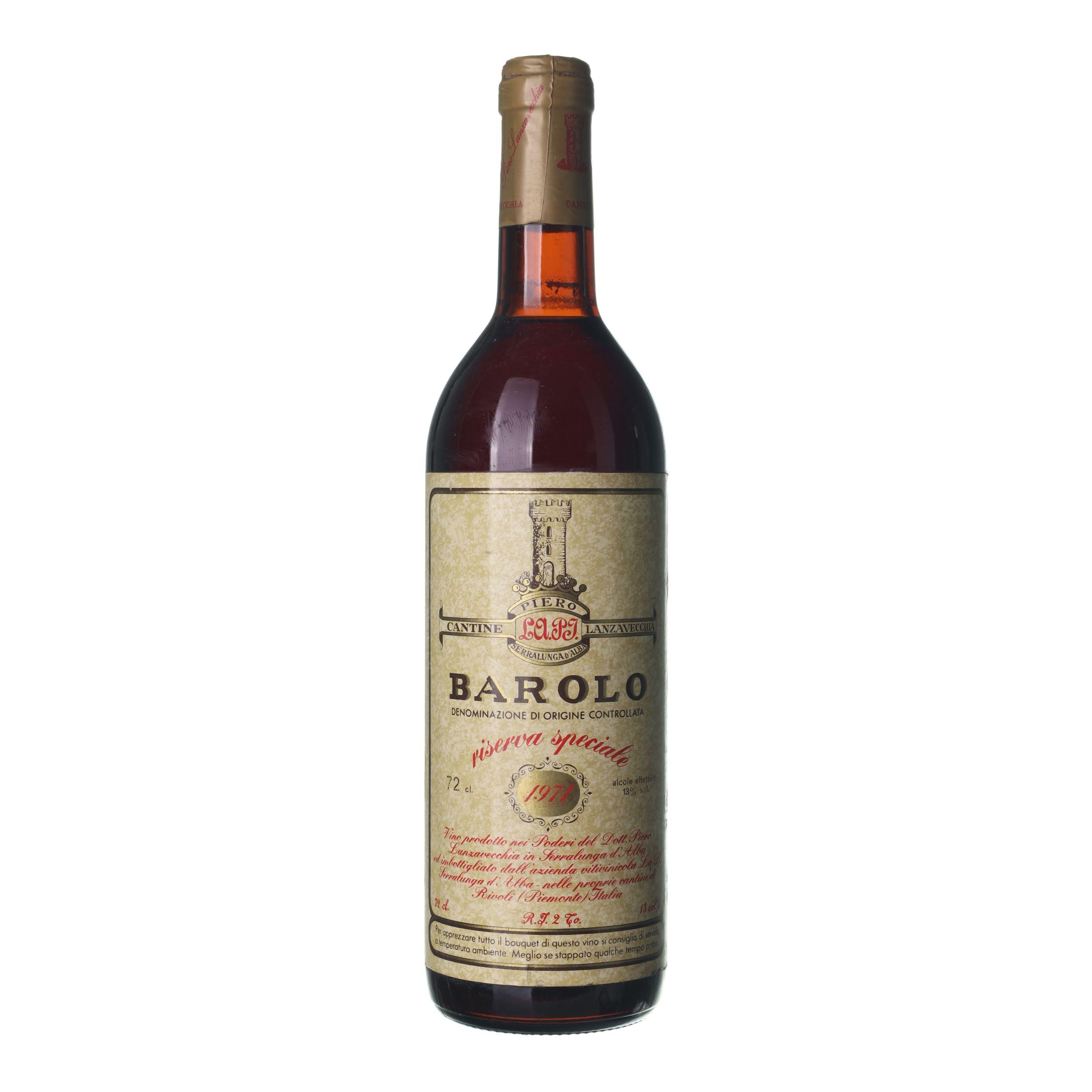 1971 Barolo Riserva Cantine Piero Lanzavecchia (0,72l)