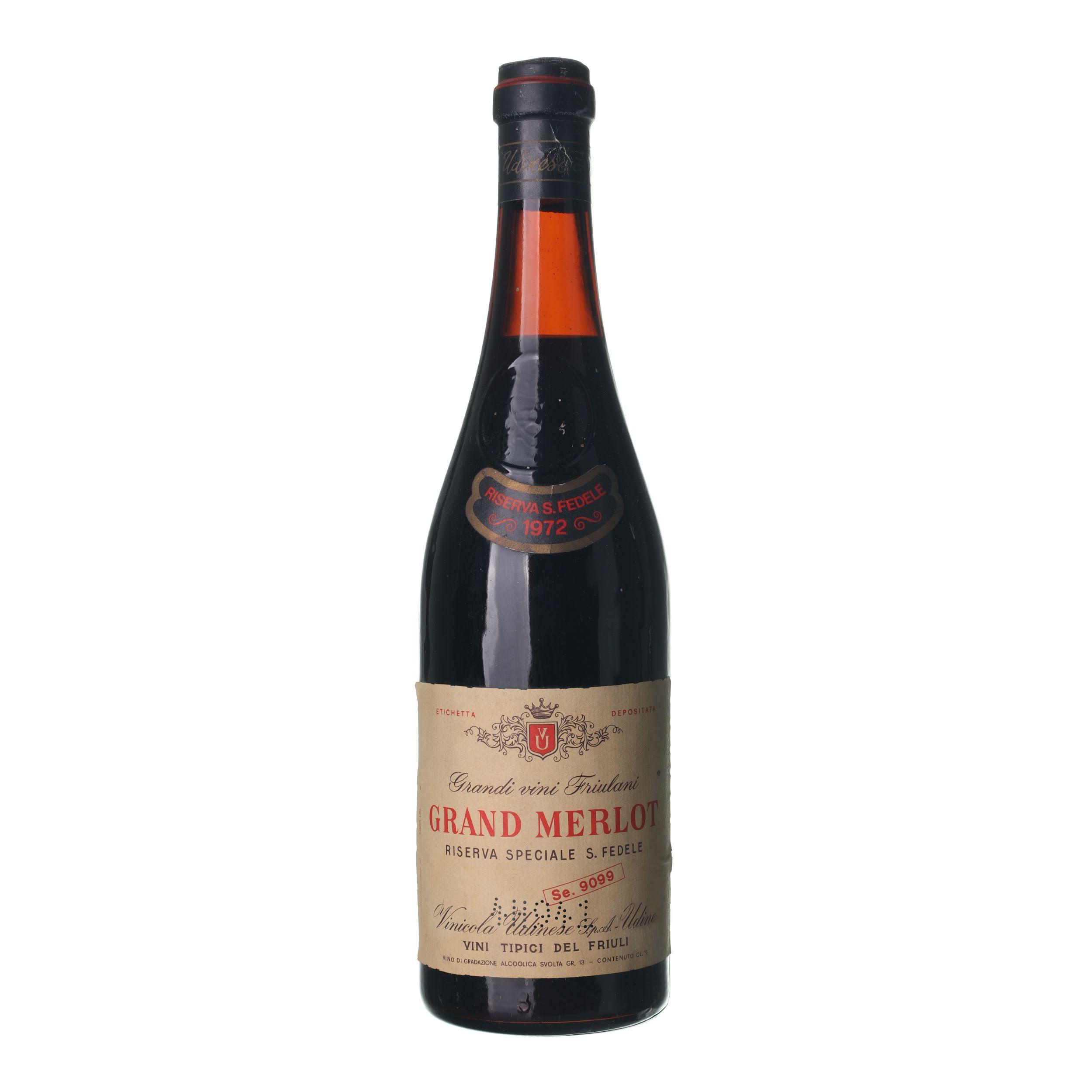 1972 Merlot Riserva Vinicola Udinese (0,72l)