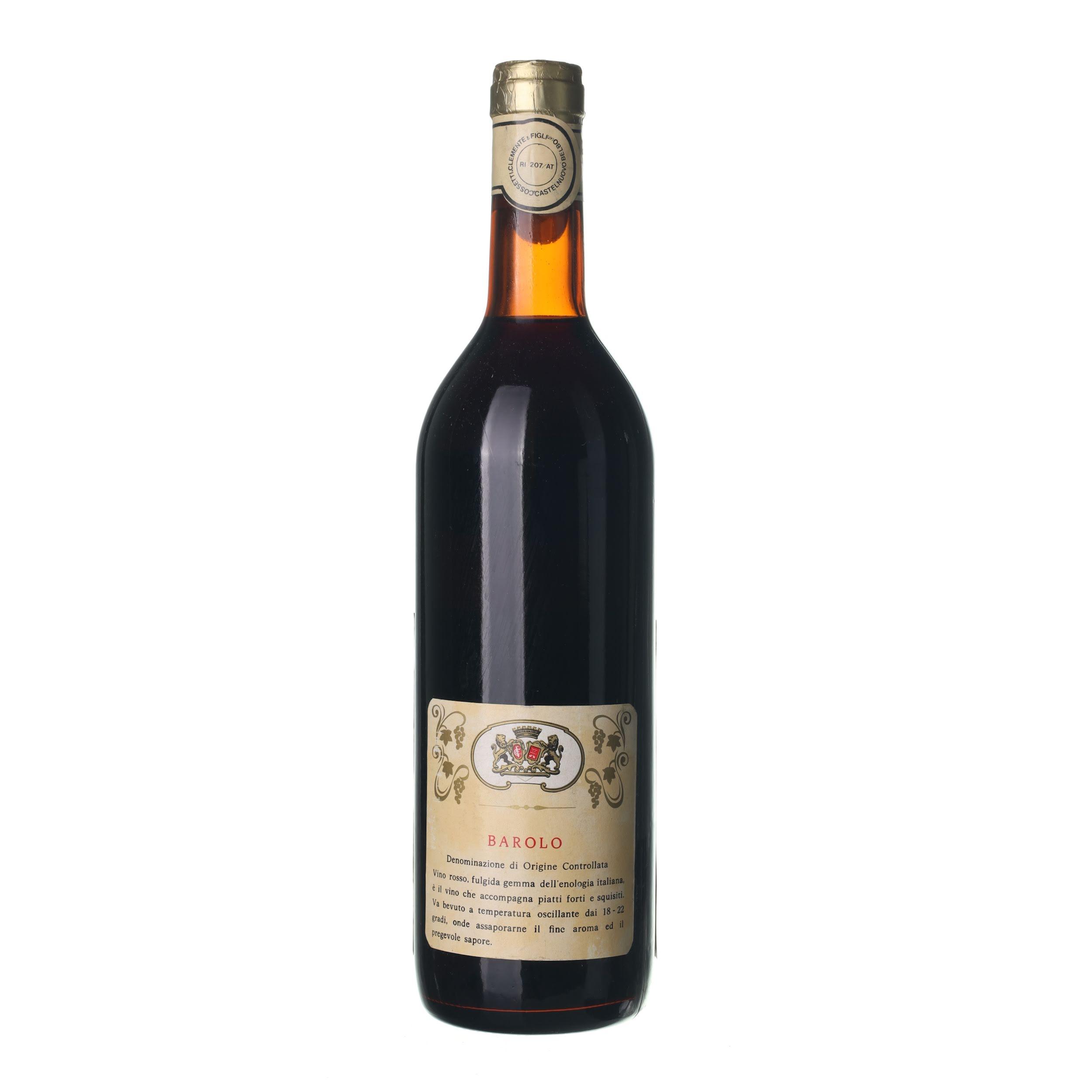 1973 Barolo Cossetti Clemente & Figli (0,72l) - Obrázek 2