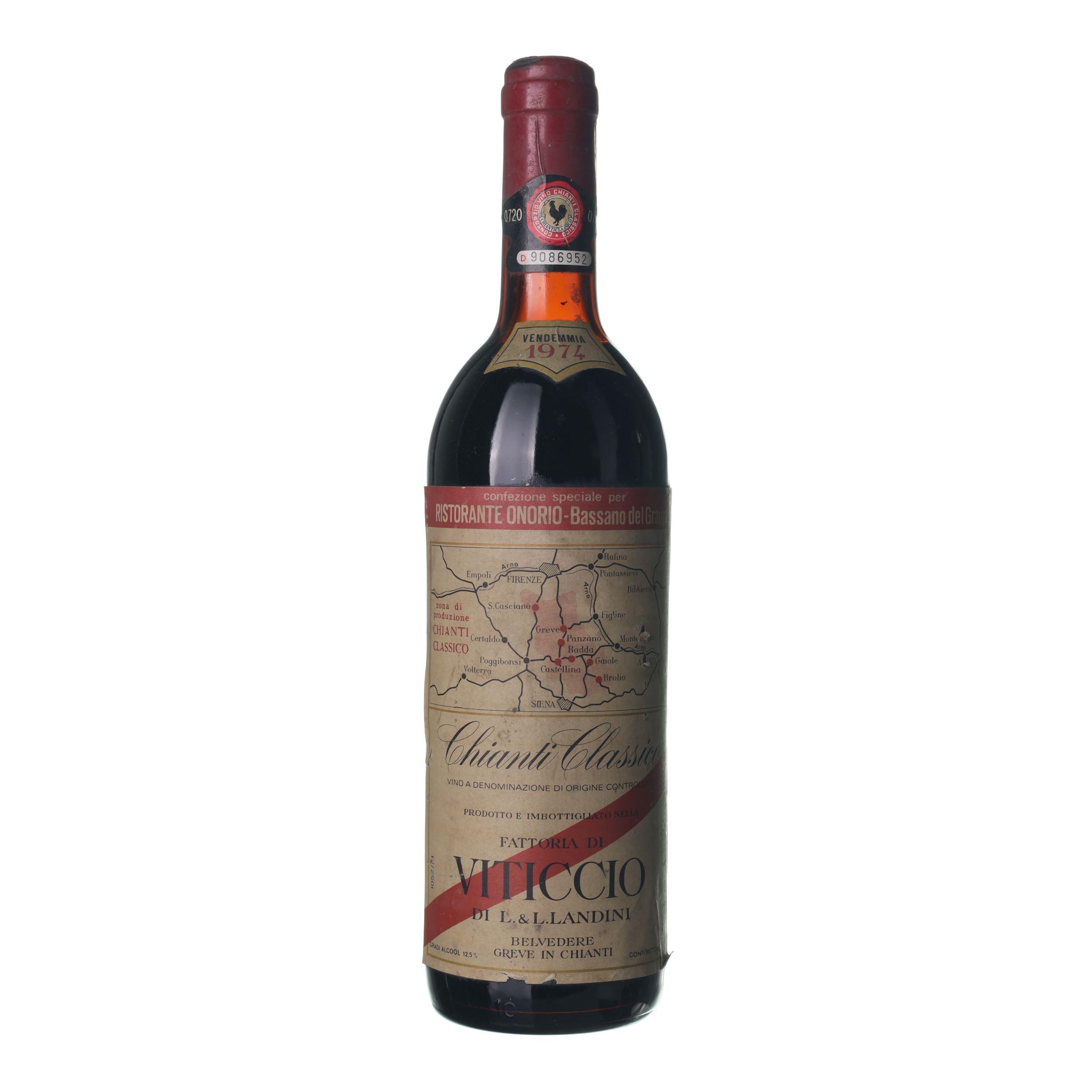 1974 Chianti Fattoria di Viticcio (0,72l)