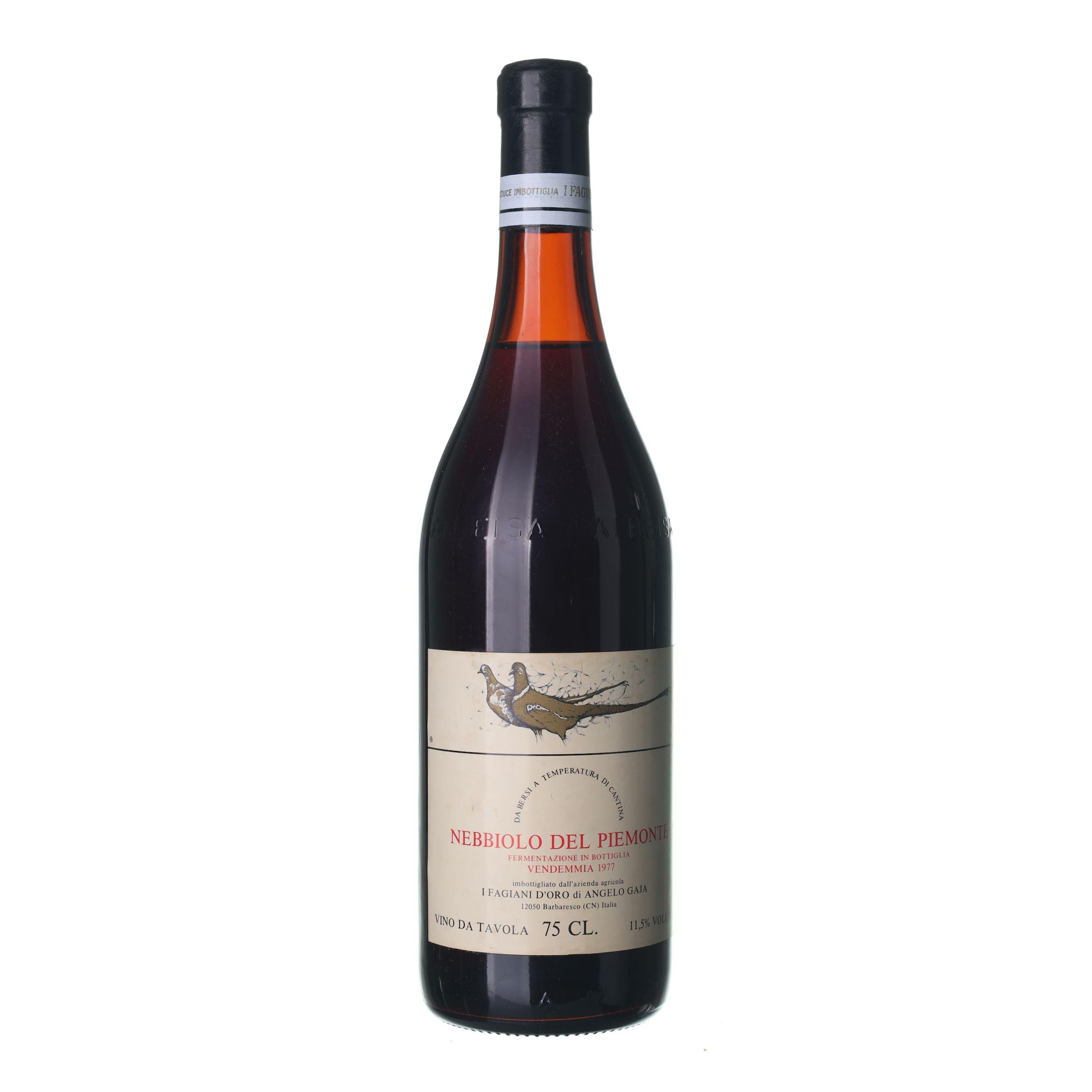 1977 Nebbiolo del Piemonte Angelo Gaja (0,75l)