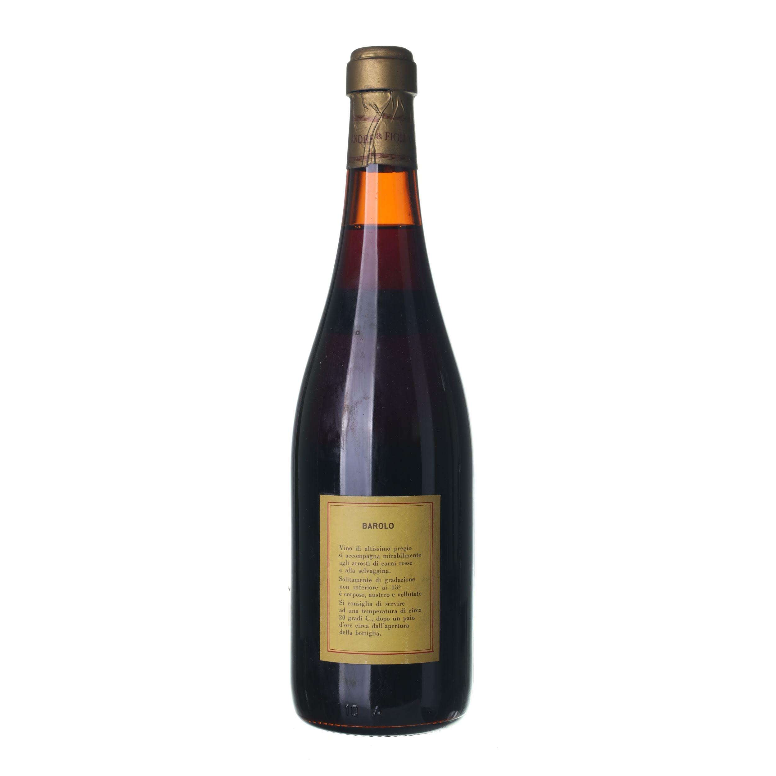 1978 Barolo Burlotto Andrea & Figlio (0,75l) - Obrázek 2