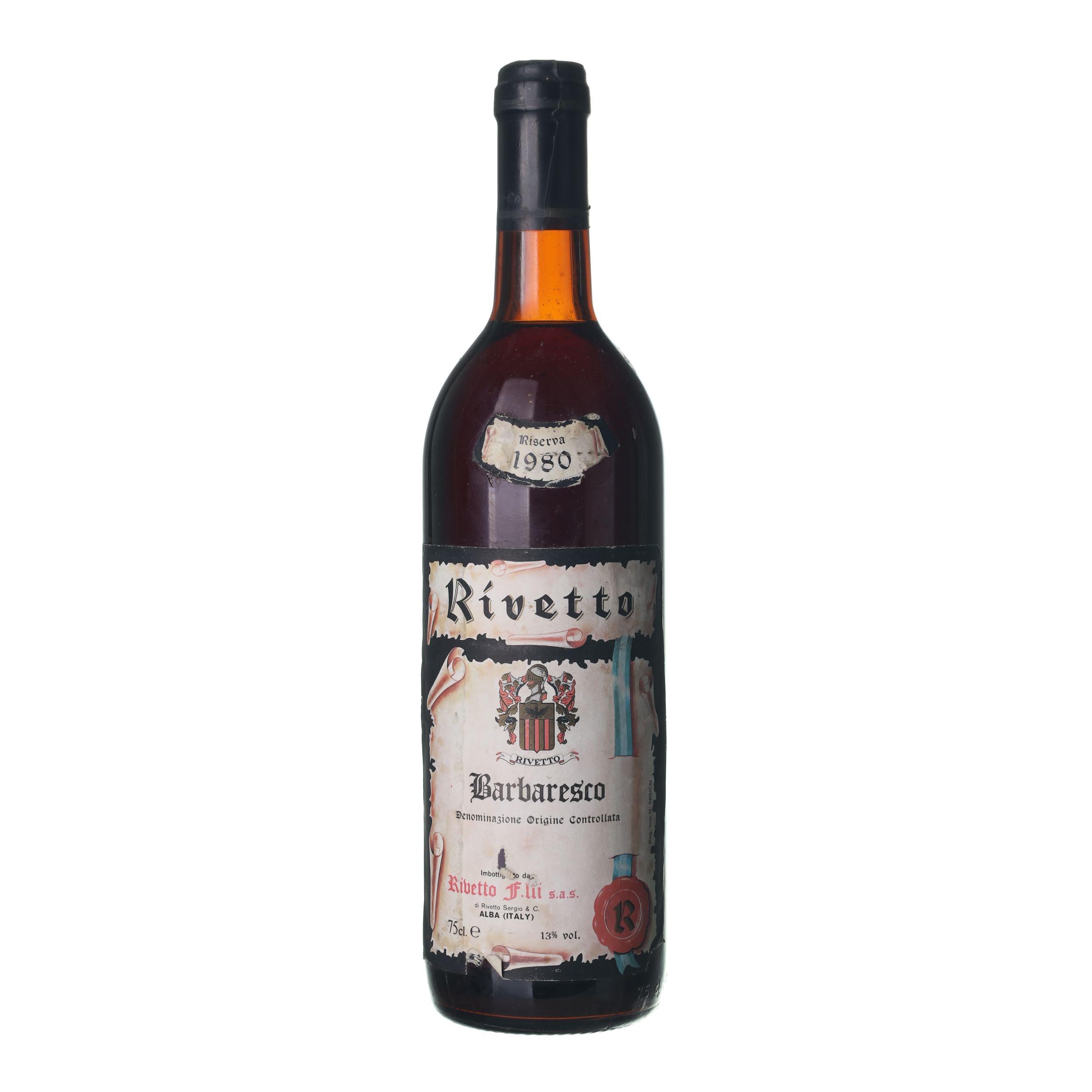 1980 Barbaresco Riserva Rivetto (0,75l)